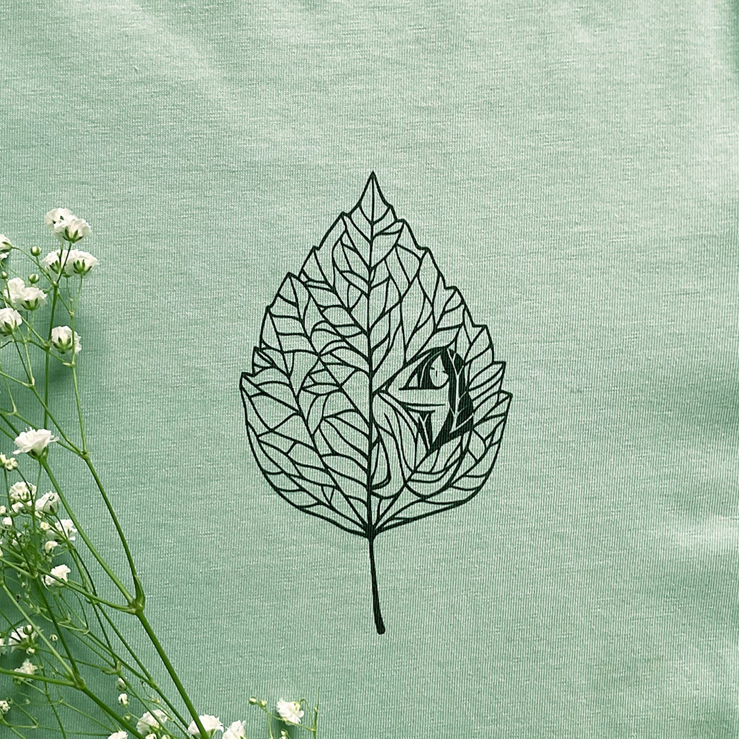 Tricou "Camouflage", Aloe