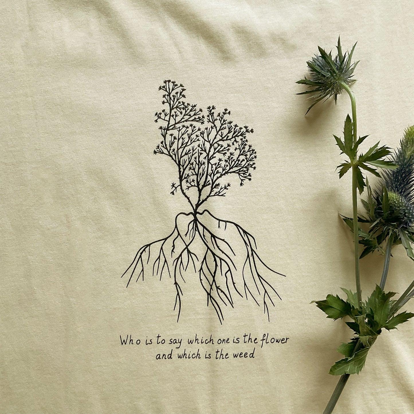 Tricou cu mâneci rulate "Heart of Nature", Butter