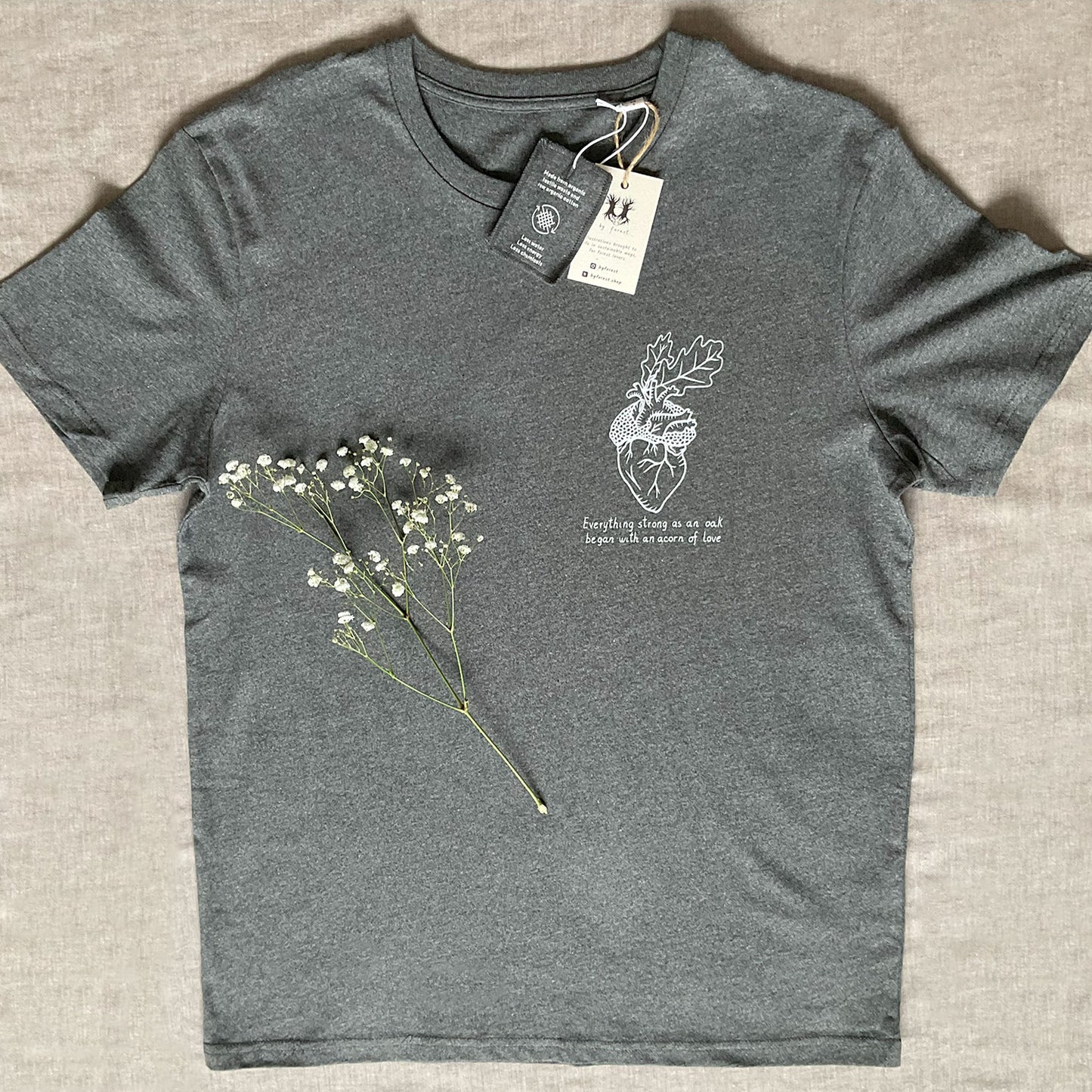 Tricou "Acorn of love", RE-Black