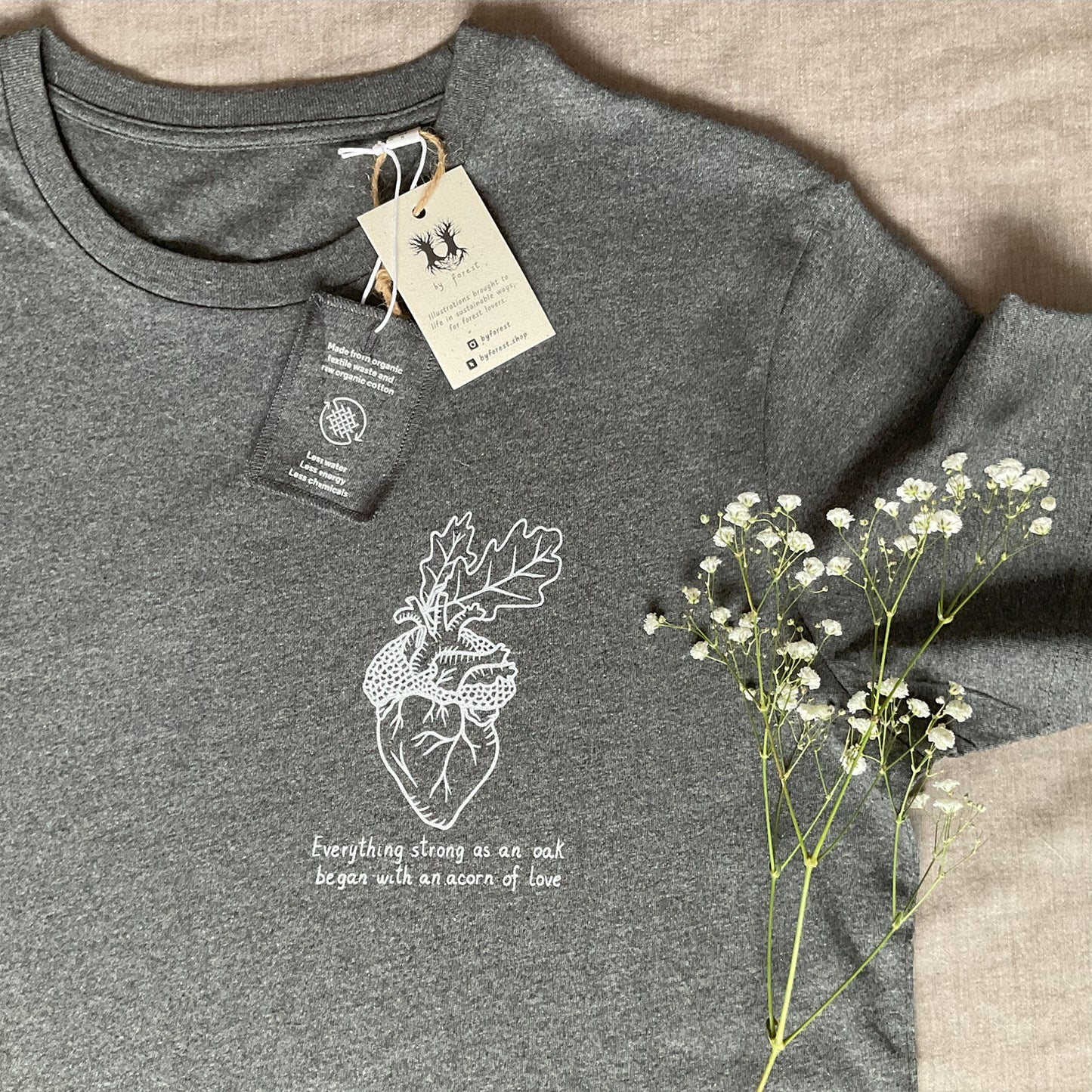 Tricou "Acorn of love", RE-Black