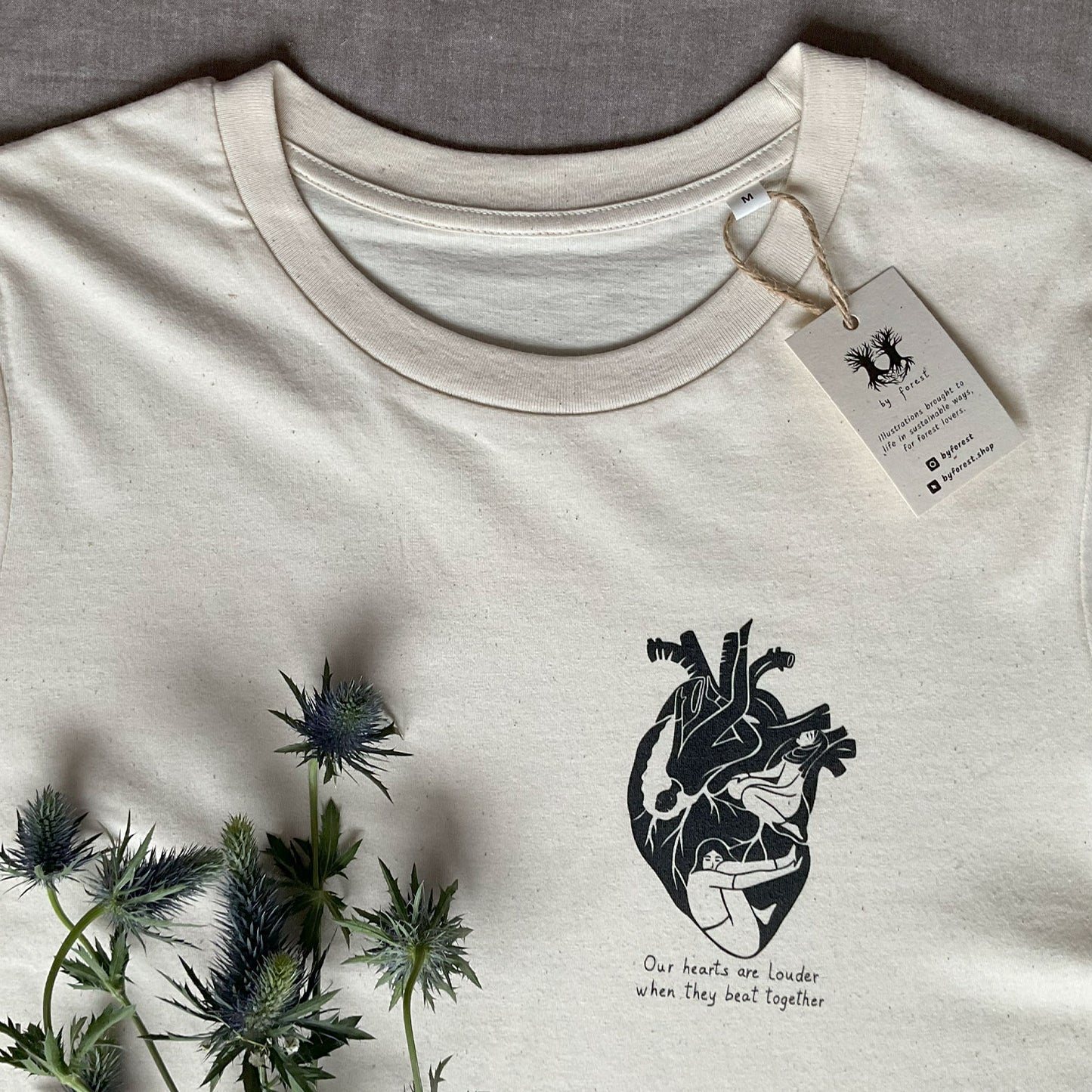 Tricou "Louder togheter", RE-White