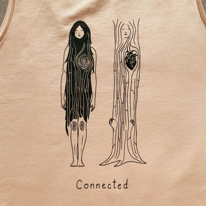 "Connected" - Loose fit tank top