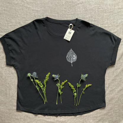 Tricou cu mâneci rulate "Camouflage", Black