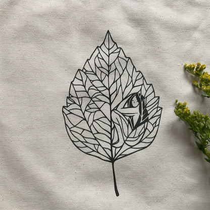 Traista "Camouflage", Natural raw
