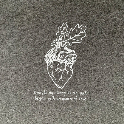 Tricou "Acorn of love",  RE-Black