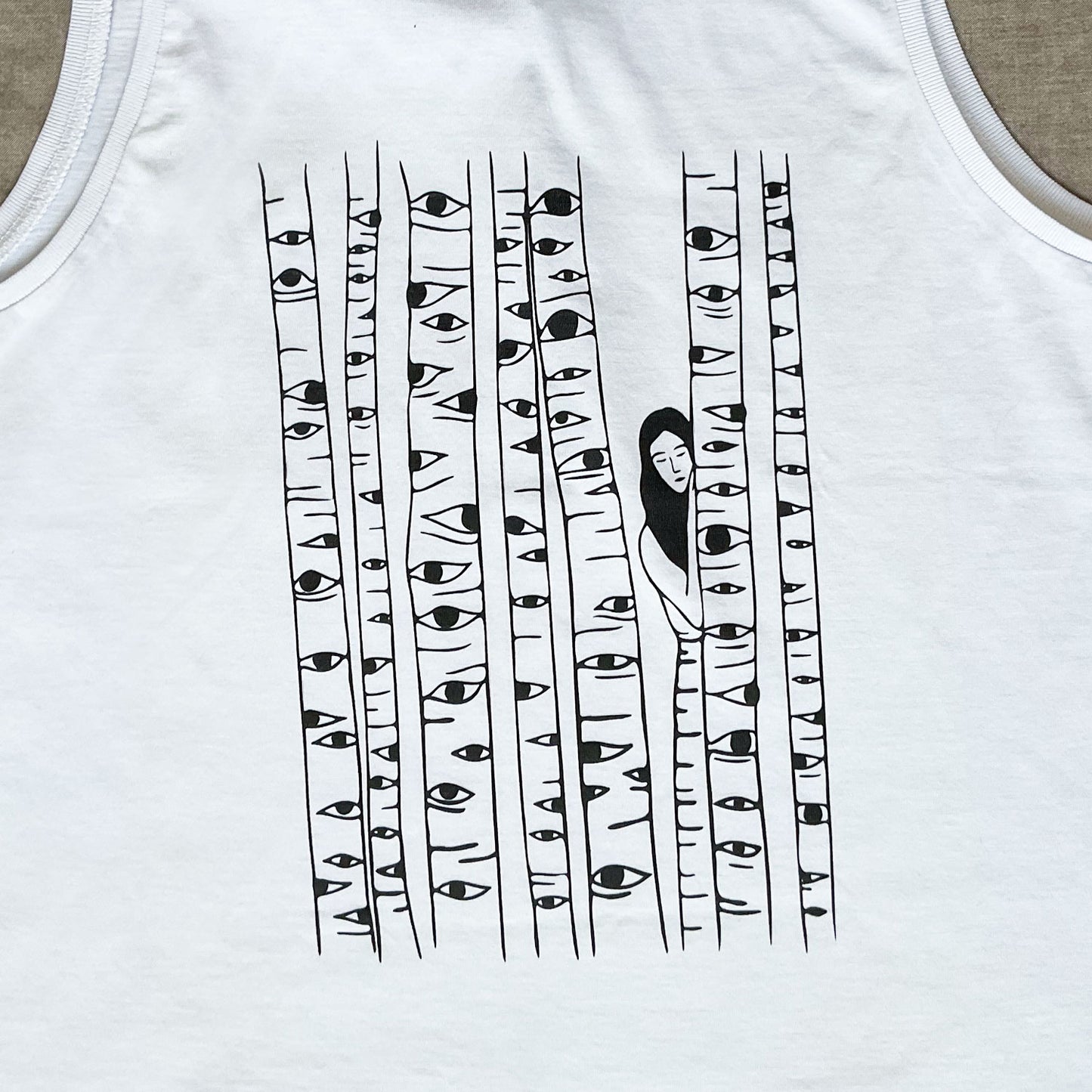 "In the eyes of the beholder" - Loose fit tank top