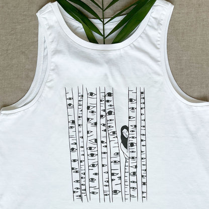 "In the eyes of the beholder" - Loose fit tank top